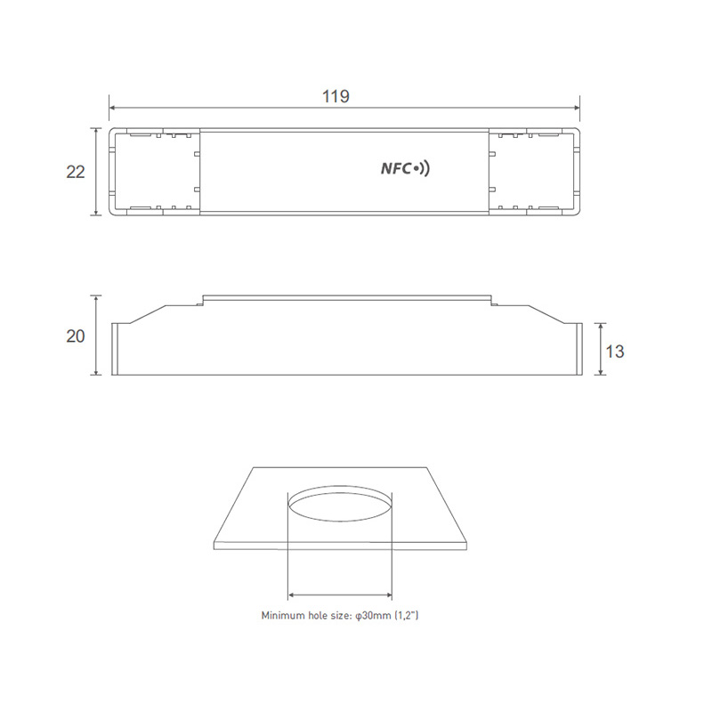SE-6-350-700-G1D 350 až 700 mA CC DALI-2 DT6 stmívatelný LED ovladač SE-6-350-700-G1D 350 až 700 mA CC DALI-2 DT6 stmívatelný LED ovladač
