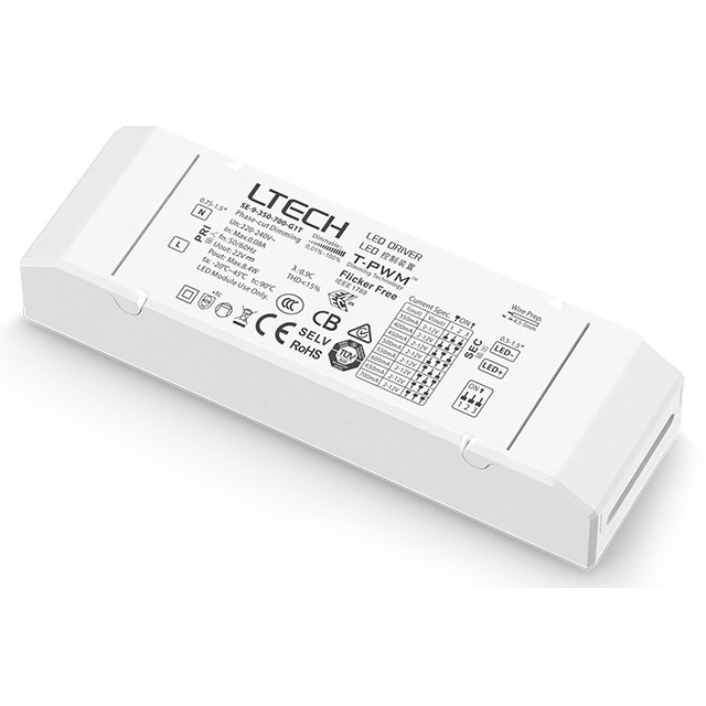 9W 350-700mA CC triakový ovladač SE-9-350-700-G1T