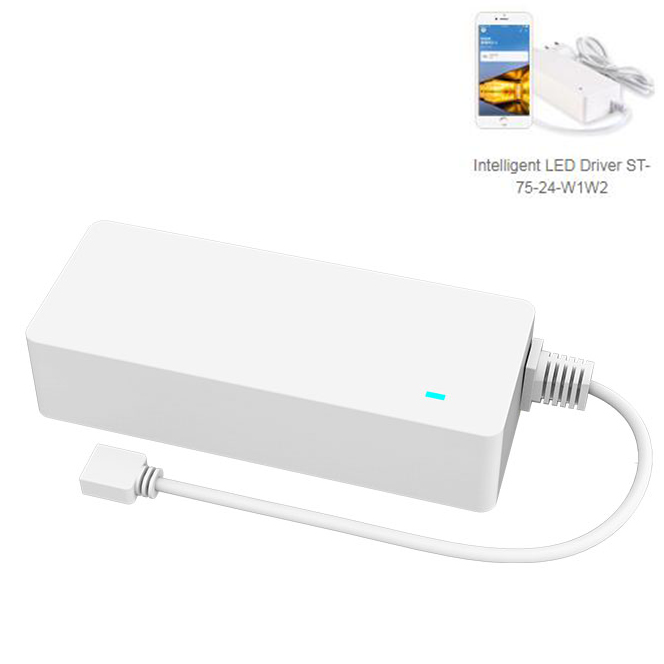 WiFi, RF 2.4GHz inteligentní LED ovladač ST-75-24-W1W2