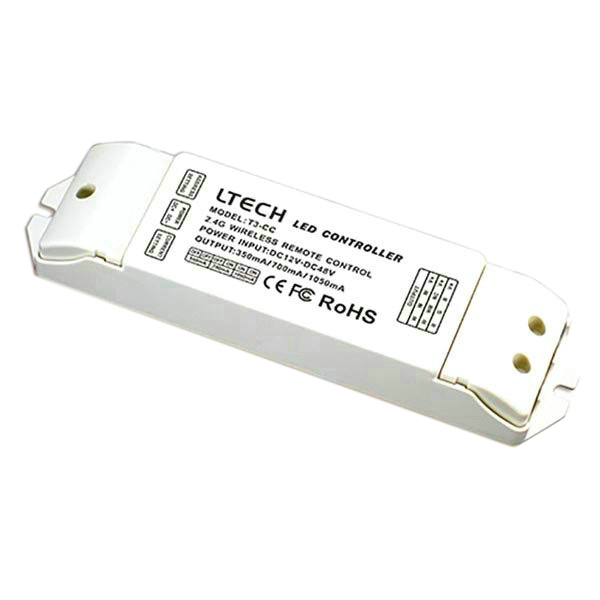T3-CC, 3CH RGB řadič, špičkový synchronizační RGB řadič pro komerční LED osvětlení, 5 záruky