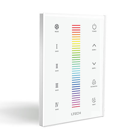 DC5V UX3 Ovladač stmívacího dotykového panelu pro RGB LED pásek