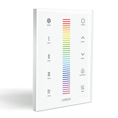 DC5V Dimm-Touchpanel-Controller UX4, für RGBW-LED-Streifenlicht (ersetzt durch UX8) DC5V Dimm-Touchpanel-Controller UX4, für RGBW-LED-Streifenlicht (ersetzt durch UX8)