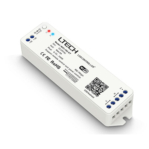LED WiFi ovladač WiFi-102-CT, Podpůrné dálkové ovládání, Podpůrné ovládání panelu, Přizpůsobte režim světelné scény LED WiFi ovladač WiFi-102-CT, Podpůrné dálkové ovládání, Podpůrné ovládání panelu, Přizpůsobte režim světelné scény