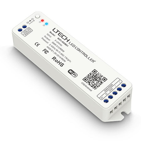 DC5-24V RDM WiFi ovladač WiFi-RDM01 DC5-24V RDM WiFi ovladač WiFi-RDM01