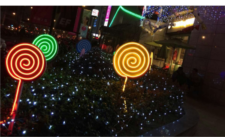 ac110v vysokonapěťové rgb led neonové světla