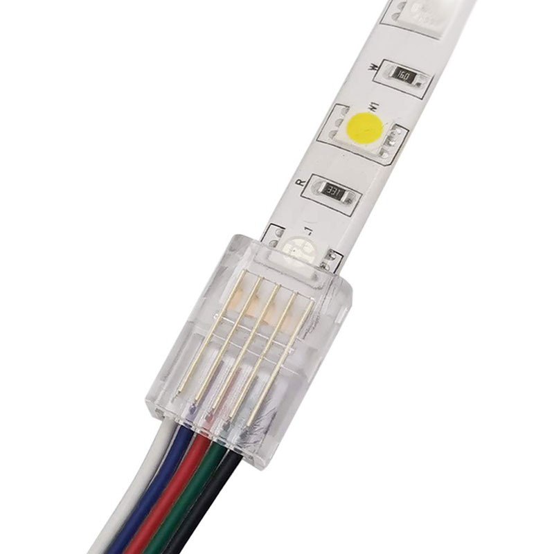 5P LED Strip Connector - Strip to Wire - For RGBW SMD LED Strip