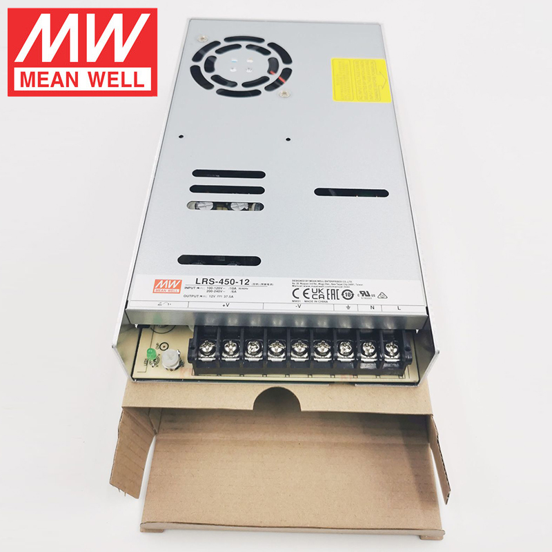 LRS-450-12 12V spínaný napájecí zdroj Meanwell s ventilátorem LRS-450-12 12V spínaný napájecí zdroj Meanwell s ventilátorem