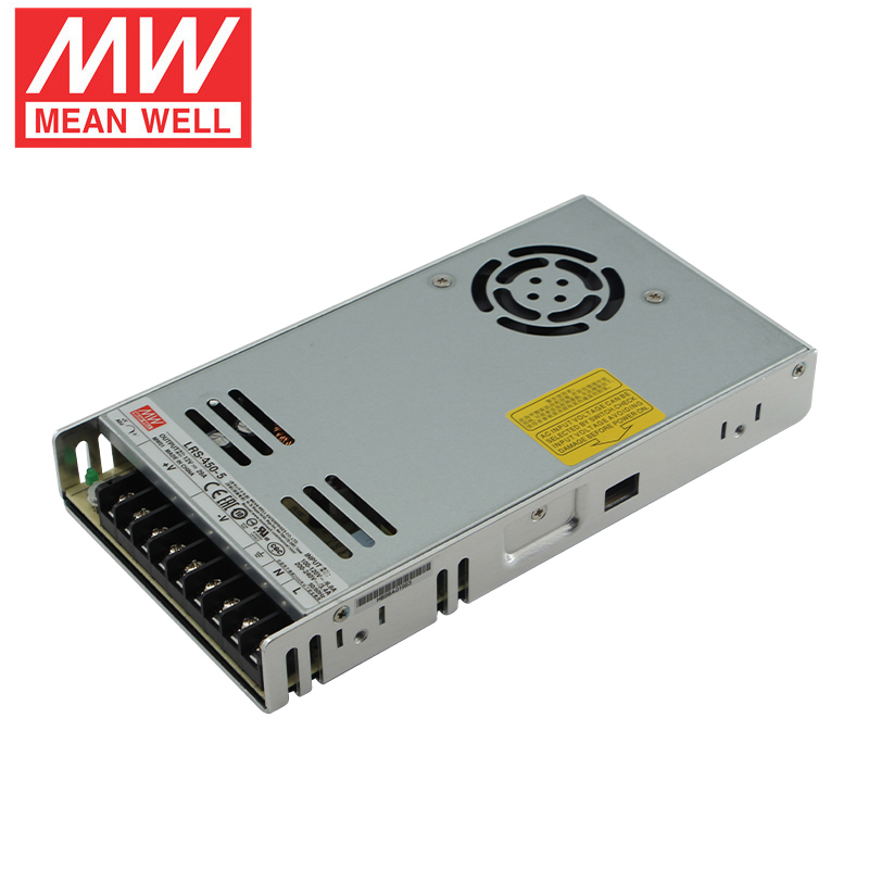 LRS-450-5 Meanwell 5-V-Schaltnetzteil mit Lüfter