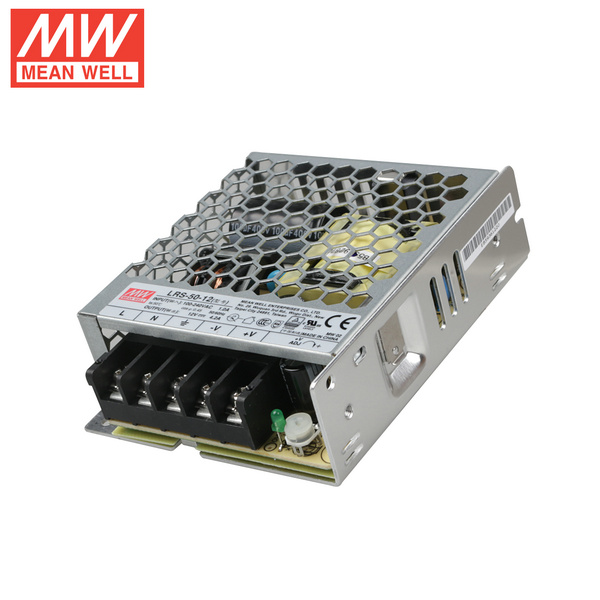 Mean Well LRS-50-12 DC12V 50Watt 4.2A Certifikace UL AC110-220V spínaný napájecí zdroj pro osvětlení LED pásků Mean Well LRS-50-12 DC12V 50Watt 4.2A Certifikace UL AC110-220V spínaný napájecí zdroj pro osvětlení LED pásků