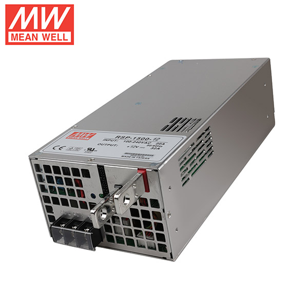 Mean Well RSP-1500-12 DC12V 1500Watt 125A Certifikace UL AC110-220V spínaný napájecí zdroj pro osvětlení LED pásků