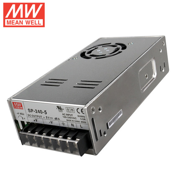 Mean Well RSP-240-5 DC5V 240 Watt 48 A UL-Zertifizierung AC110-240 Volt Schaltnetzteil für LED-Streifenbeleuchtung Mean Well RSP-240-5 DC5V 240 Watt 48 A UL-Zertifizierung AC110-240 Volt Schaltnetzteil für LED-Streifenbeleuchtung