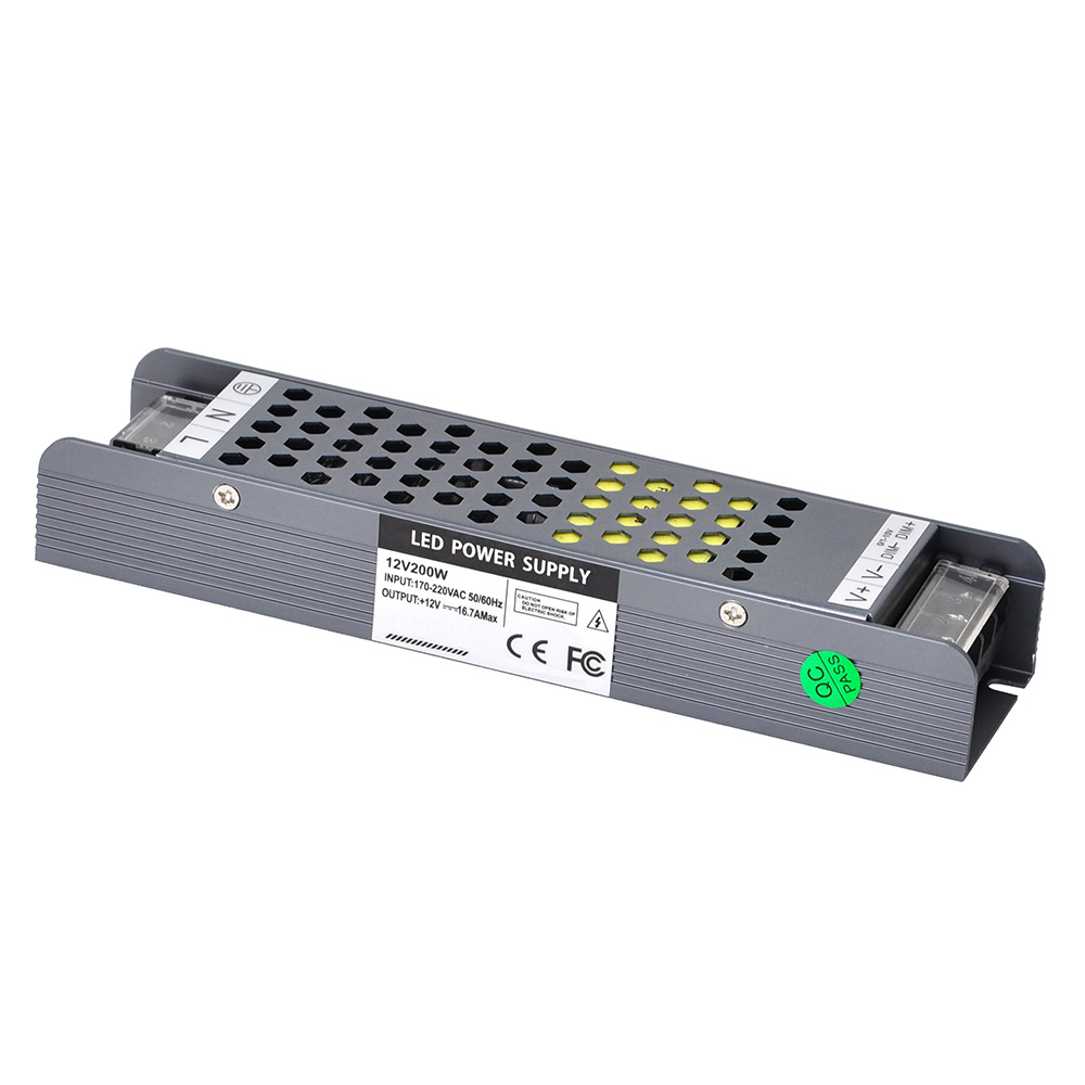 DC12V 200W 16.7A LED Ultra Slim Schaltnetzteil DC12V 200W 16.7A LED Ultra Slim Schaltnetzteil