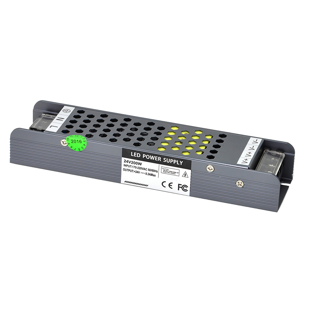 DC24V 200W 8.3A LED Ultra Slim spínaný napájecí zdroj DC24V 200W 8.3A LED Ultra Slim spínaný napájecí zdroj