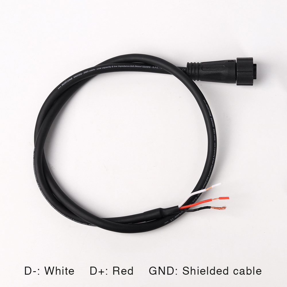 5M/16.4Ft Single Head or Dual Head LED Extension Wires for DMX512 Wall Washer and Landscape Light