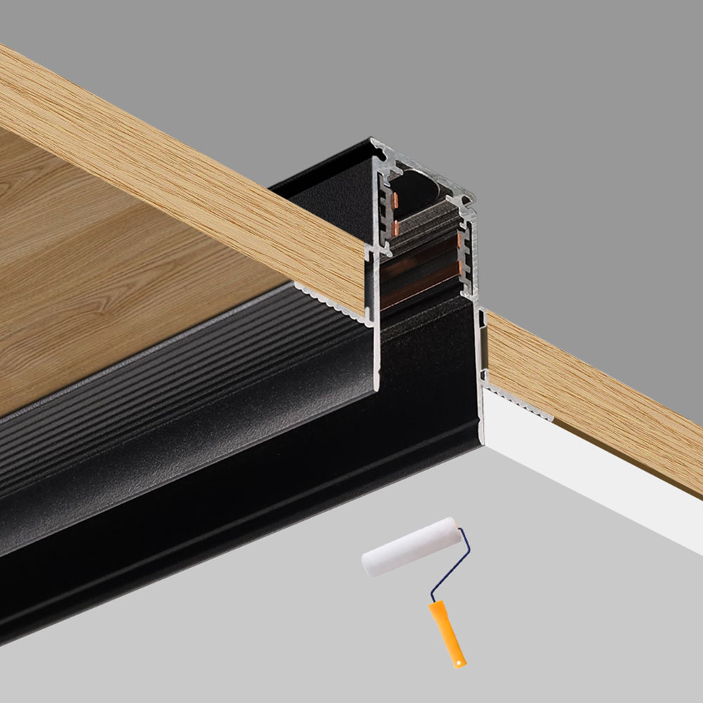 AM-MR-20F15B 3.28 Fuß 20 Style bündig montierte LED-Magnetschiene