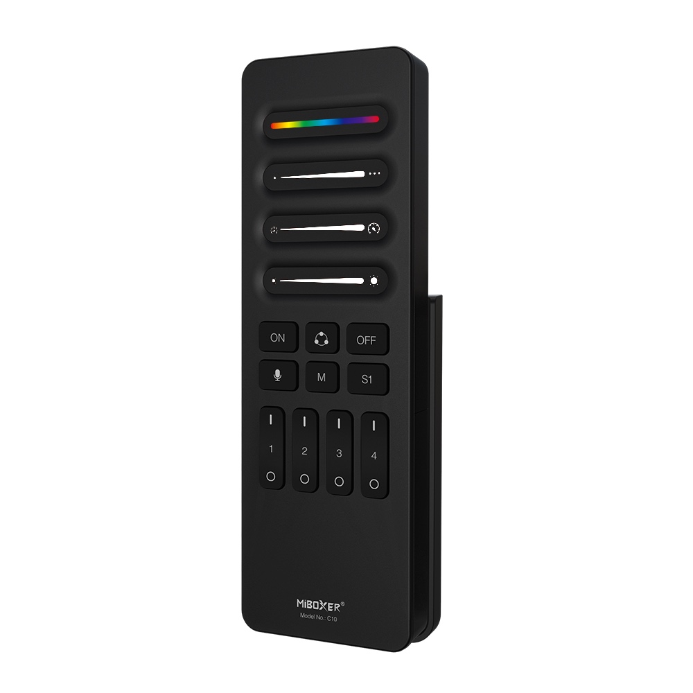 C10 4-Channel 2.4G RF Remote for Addressable SPI LED Strips C10 4-Channel 2.4G RF Remote for Addressable SPI LED Strips