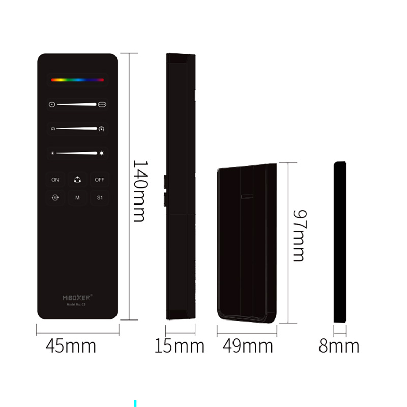 C6 RF Wireless SPI LED Strip Controller Dálkové ovládání C6 RF Wireless SPI LED Strip Controller Dálkové ovládání