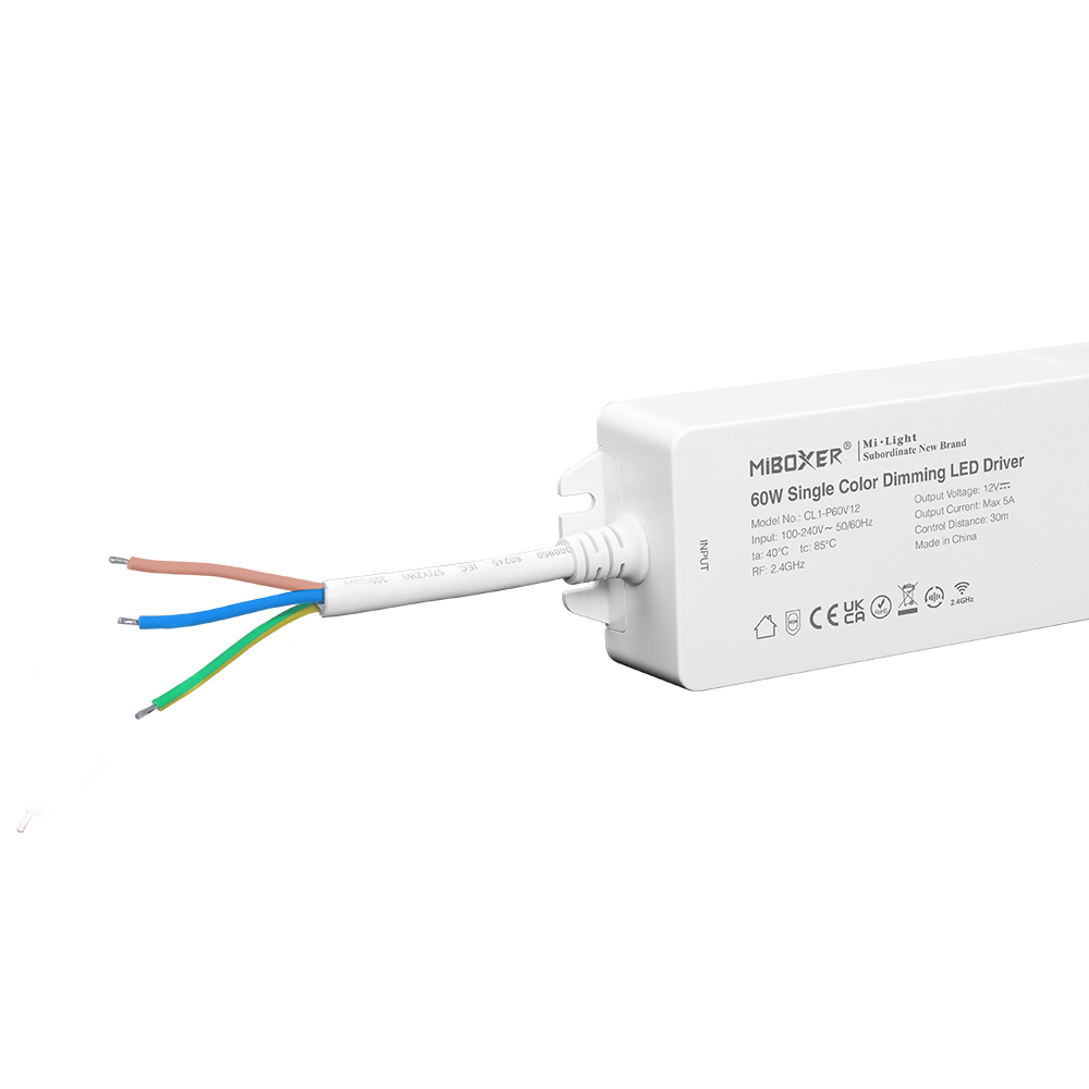 60W Single Color Dimming LED Driver (2.4G) CL1-P60V12 60W Single Color Dimming LED Driver (2.4G) CL1-P60V12