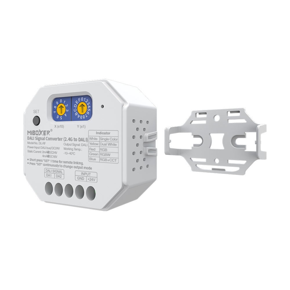DL-RF 2.4G to DALI Signal Converter for DT6 and DT8 Lighting Systems DL-RF 2.4G to DALI Signal Converter for DT6 and DT8 Lighting Systems