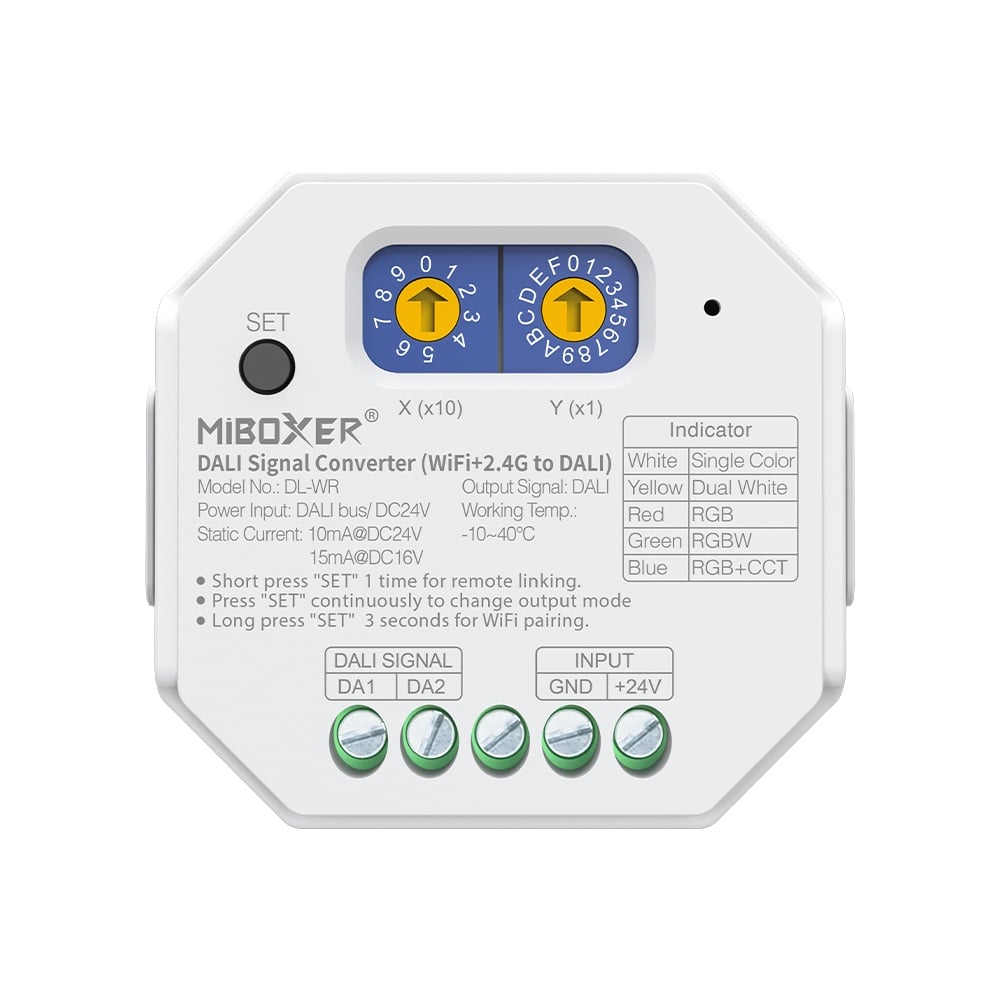 DL-WR DALI Signal Converter | WiFi, Tuya, 2.4G RF to DALI