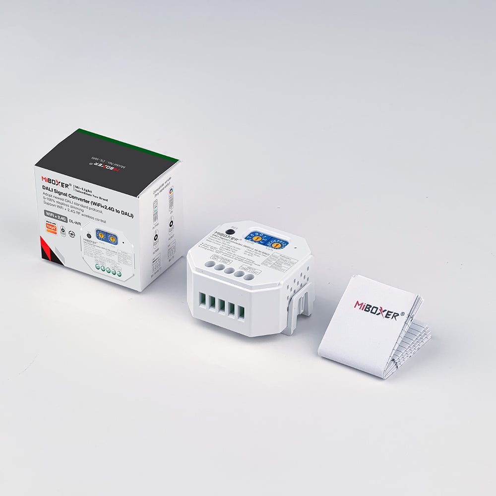 DL-WR DALI Signal Converter with WiFi, Tuya App, and 2.4G RF Control DL-WR DALI Signal Converter with WiFi, Tuya App, and 2.4G RF Control