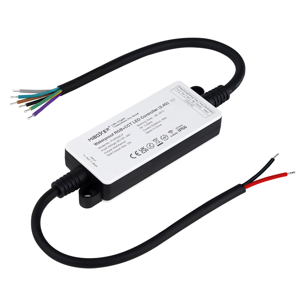Vodotěsný RGB+CCT LED ovladač (2.4G) FUT039S-P Vodotěsný RGB+CCT LED ovladač (2.4G) FUT039S-P