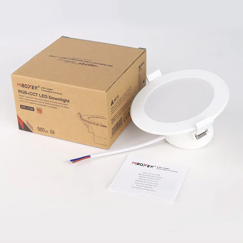 FUT074WR 6W RF WiFi Tuya Smart Indoor 4.5 Zoll RGB CCT LED-Einbau-Downlight FUT074WR 6W RF WiFi Tuya Smart Indoor 4.5 Zoll RGB CCT LED-Einbau-Downlight