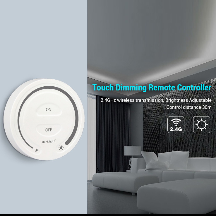 FUT087 Touch Dimming Remote Controller, For LED Strip Lights FUT087 Touch Dimming Remote Controller, For LED Strip Lights