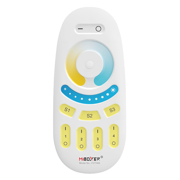 FUT094 RF Color Temperature 4 Zone CCT Remote