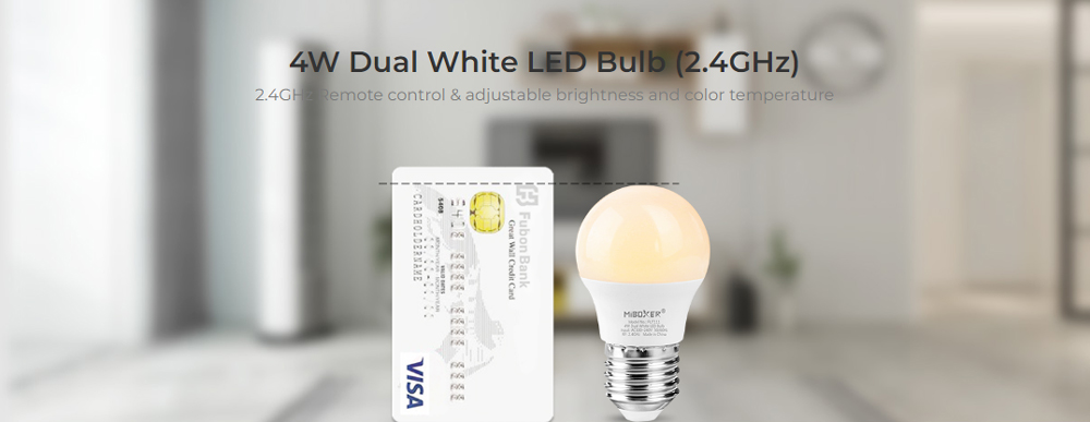 FUT111 4W 2.4G Dual White LED-Glühbirne