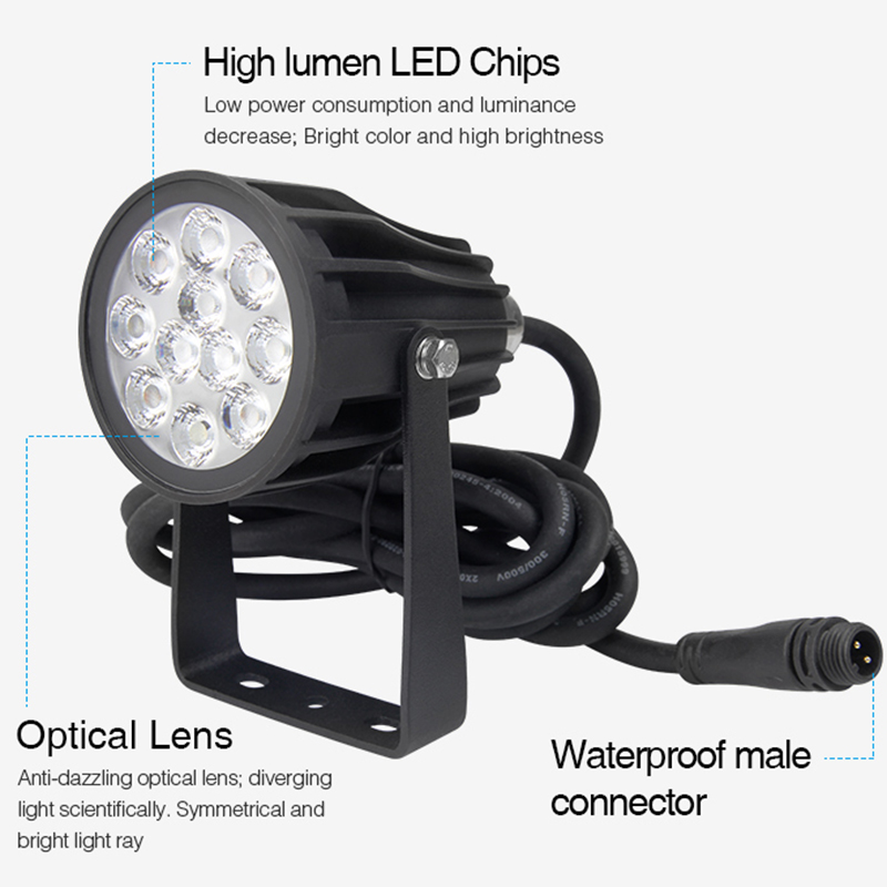 FUTC08 DC24V 6W RGB+CCT LED zahradní světlo FUTC08 DC24V 6W RGB+CCT LED zahradní světlo
