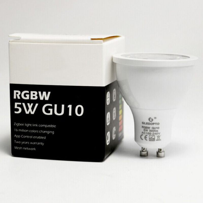 GL-S-003Z AC100-240V RGBW GU10 5W LED Light Bulb, Work With Amazon Assistant GL-S-003Z AC100-240V RGBW GU10 5W LED Light Bulb, Work With Amazon Assistant
