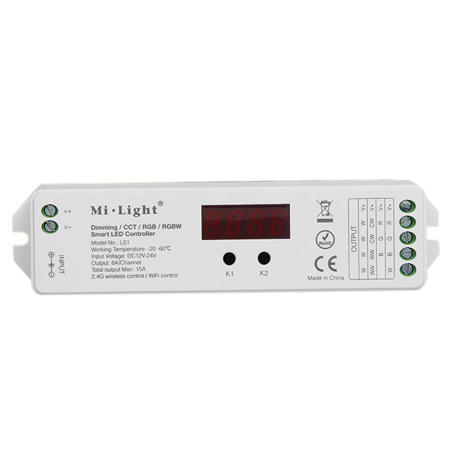 LS1 4 IN 1 Smart LED Controller For For Single Color,CCT and RGB LED Light Strips or Modules LS1 4 IN 1 Smart LED Controller For For Single Color,CCT and RGB LED Light Strips or Modules