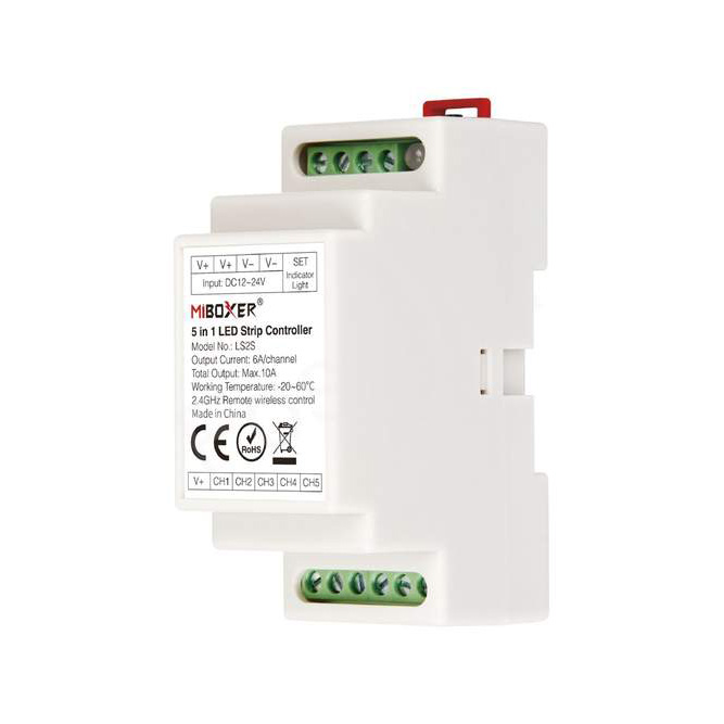 LS2S 5 IN 1 LED Strip Controller (DIN Rail) LS2S 5 IN 1 LED Strip Controller (DIN Rail)
