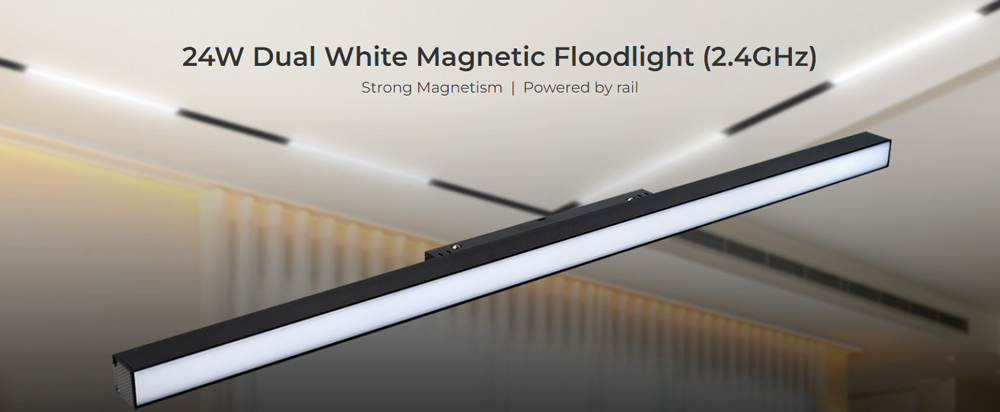 MF2-24A-RF 2.4GHz 24W duální bílý magnetický LED světlomet
