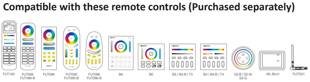 miboxer compatible remote control