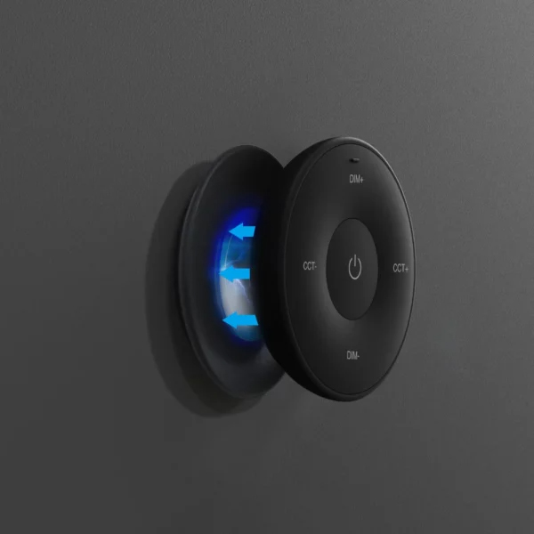 K2S Mini Magnetic CCT stmívatelné bezdrátové dálkové ovládání světla K2S Mini Magnetic CCT stmívatelné bezdrátové dálkové ovládání světla