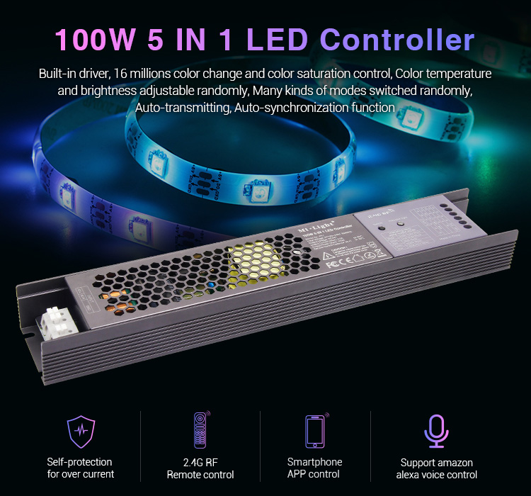 AC180~240V 100W 5 IN 1 LED Controller PX1