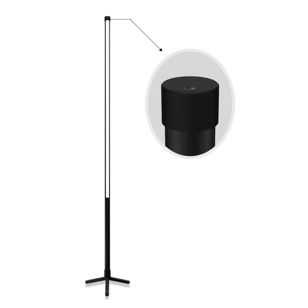 WL-FL5B 12 W WiFi und 2.4 G RGB+CCT LED-Stehleuchte