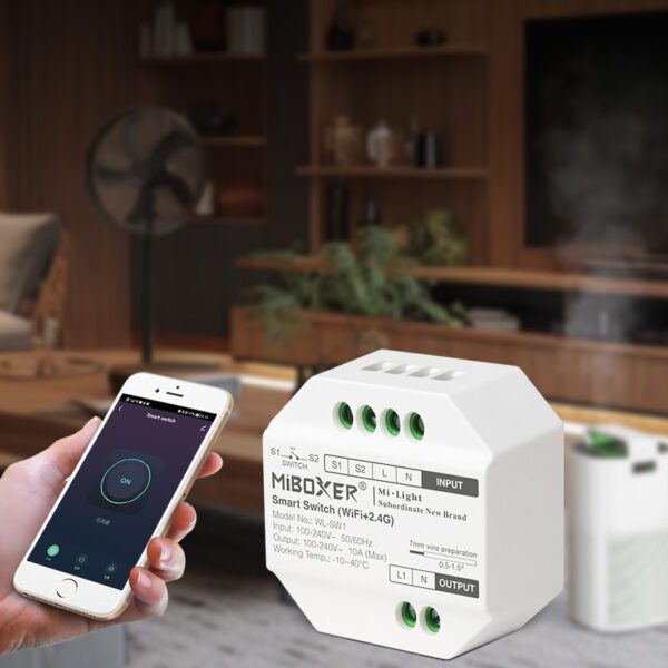 WL-SW1 WiFi+2.4G Push Smart Alexa Switch WL-SW1 WiFi+2.4G Push Smart Alexa Switch