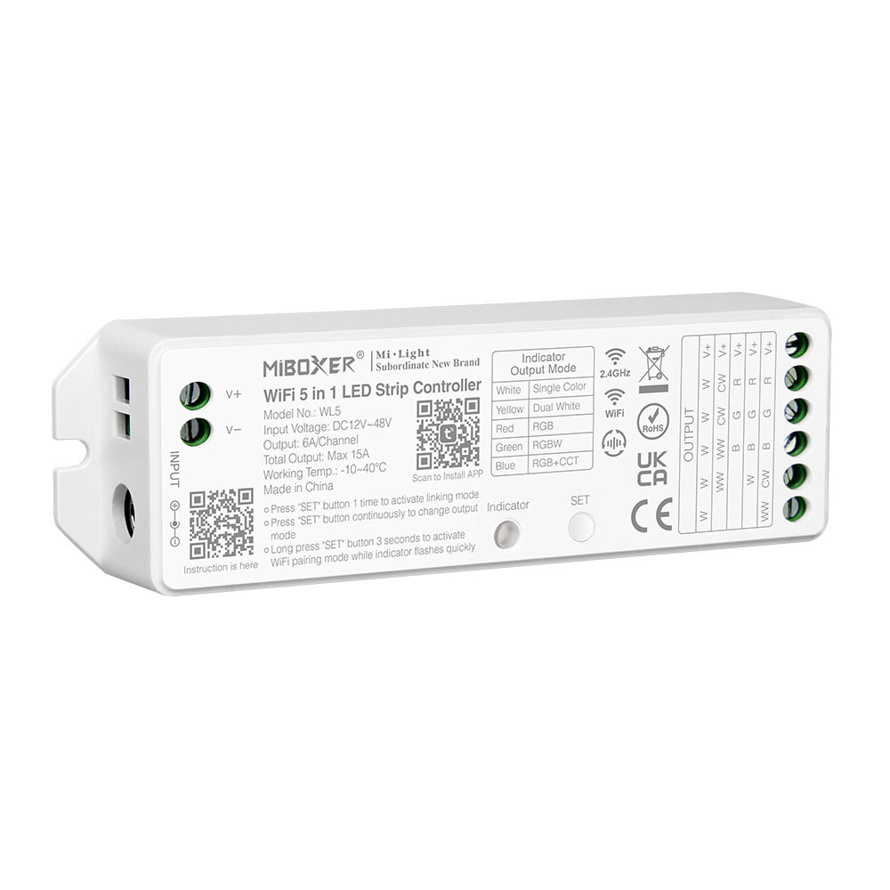 WiFi LED Light Controller 5IN1 WL5/YL5