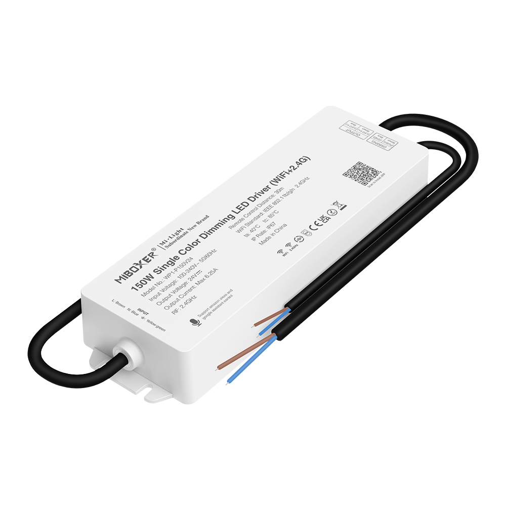 150W Single Color Dimming LED Driver (WiFi+2.4G) WP1-P150V24