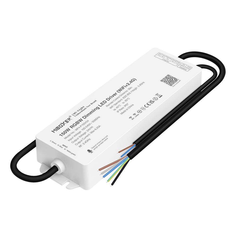 150 W RGBW-Dimm-LED-Treiber (WiFi+2.4 G) WP4-P150V24 150 W RGBW-Dimm-LED-Treiber (WiFi+2.4 G) WP4-P150V24