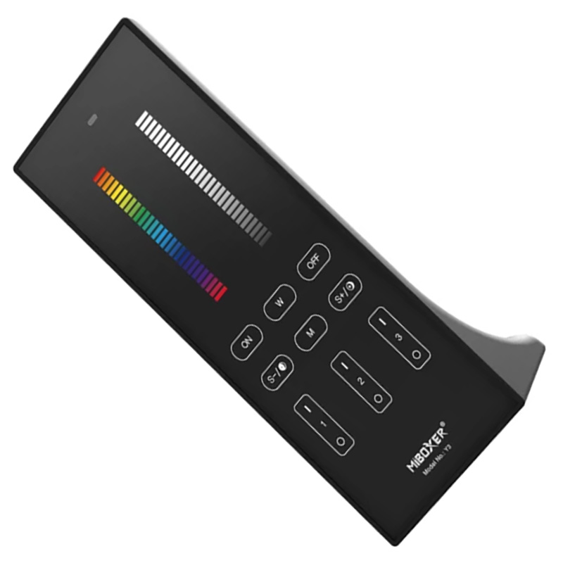 Y3 3zónový RGB CCT LED stmívatelný RF dálkový ovladač Y3 3zónový RGB CCT LED stmívatelný RF dálkový ovladač
