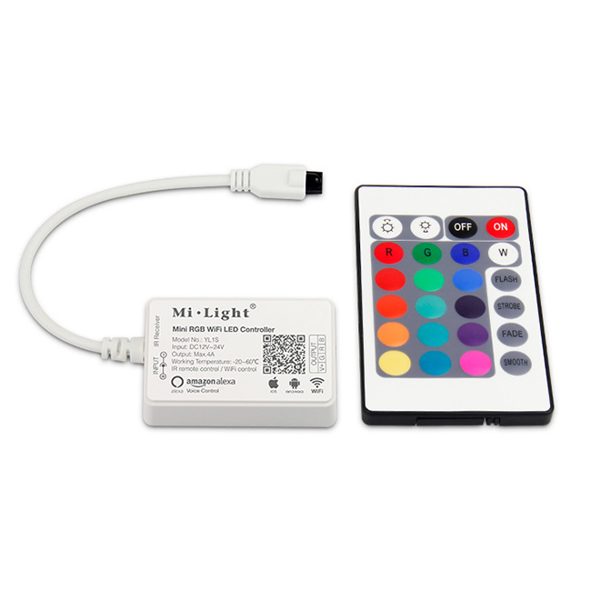 Mini RGB WiFi LED Controller YL1S For RGB LED Strip Light Mini RGB WiFi LED Controller YL1S For RGB LED Strip Light