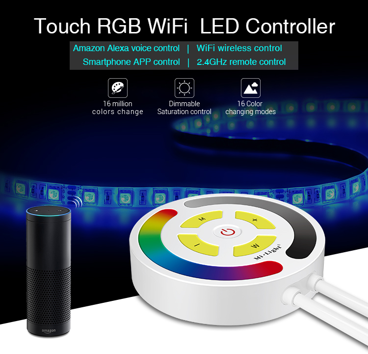 Touch RGB WiFi LED Controller YL1 für LED RGB Streifenlicht Touch RGB WiFi LED Controller YL1 für LED RGB Streifenlicht