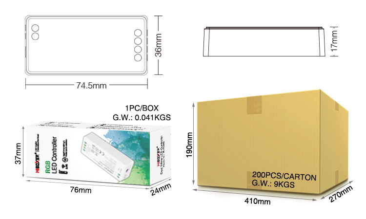 RGB LED Controller FUT037S+