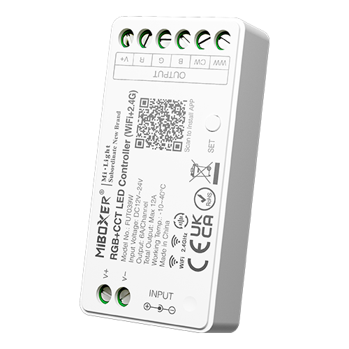 RGB+CCT LED Controller(WiFi+2.4G) FUT039W - Upgrade to FUT037W+
