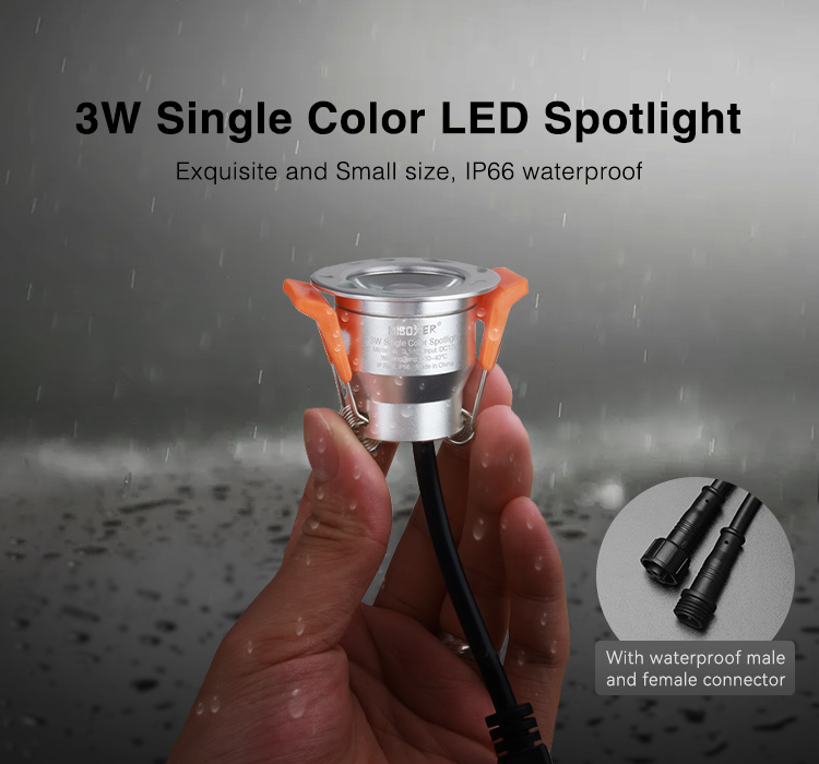 DC12V 3W Jednobarevný LED reflektor SL1-12 DC12V 3W Jednobarevný LED reflektor SL1-12