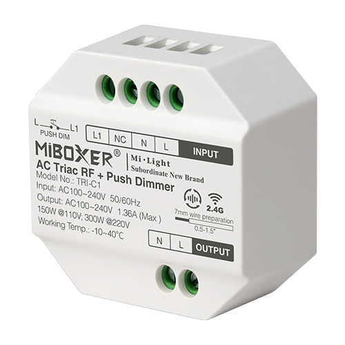 AC Triac RF+Push Dimmer TRI-C1 AC Triac RF+Push Dimmer TRI-C1